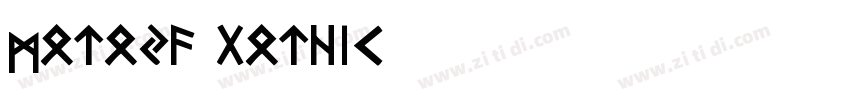 Motoya Gothic字体转换